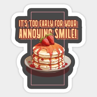 Pancakes at the Diner Sticker